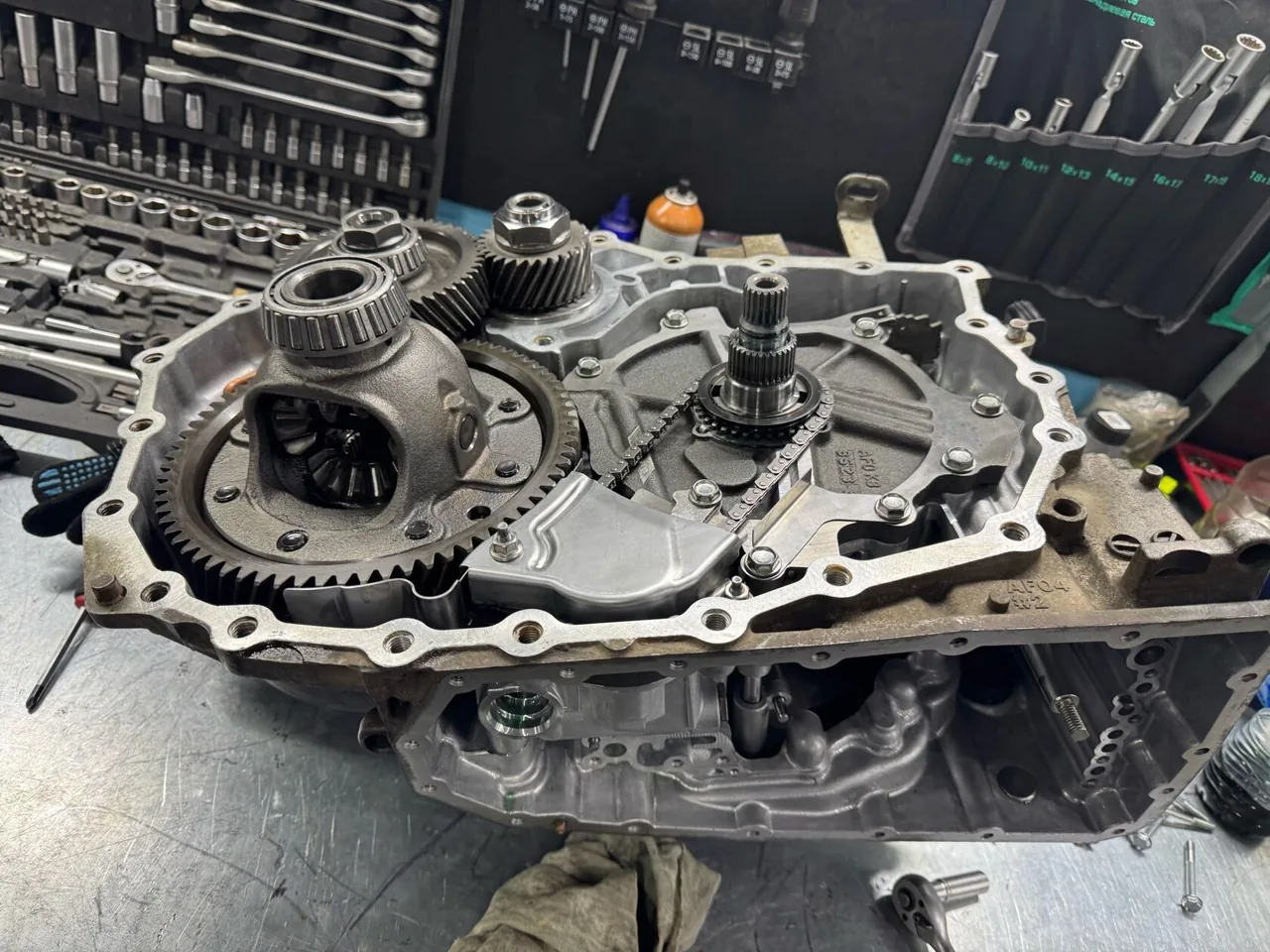 Разобранный вариатор Nissan Qashqai JF011